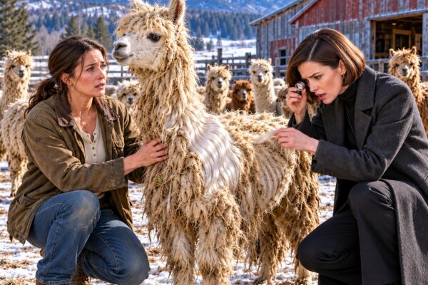 Una madre soltera rescató a 14 alpacas descuidadas… Hasta que un comprador de moda descubrió algo increíble en su lana. ¡Nadie imaginaba lo que escondían!