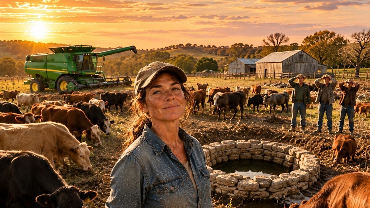Todos se burlaron cuando eligió 70 vacas en lugar de una enorme cosechadora… hasta que limpiaron la maleza y descubrieron lo que escondía un viejo pozo.