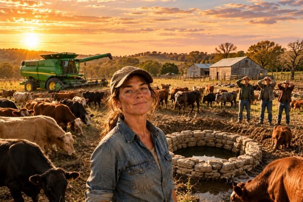 Todos se burlaron cuando eligió 70 vacas en lugar de una enorme cosechadora… hasta que limpiaron la maleza y descubrieron lo que escondía un viejo pozo.