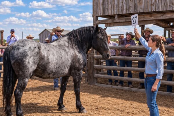 Todos se burlaron cuando ella eligió al caballo más salvaje del rancho… hasta que, a medianoche, hizo algo que nadie podía creer.