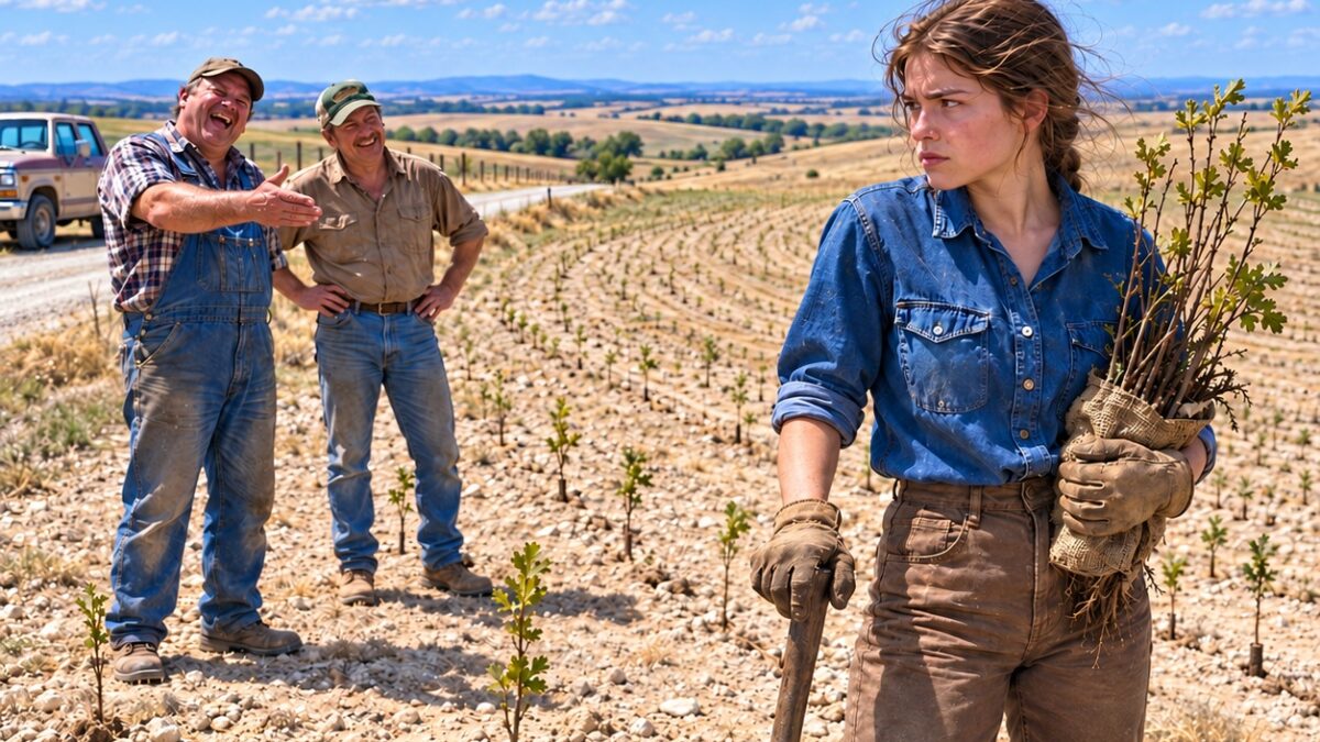 Todos se burlaron de ella por plantar miles de robles en tierra estéril… hasta que en 1987 ocurrió algo que dejó a todos sin palabras.