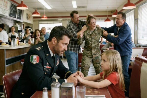 «¡Papá, por favor, sálvala!»: Un padre soltero, ex Navy SEAL, derribó a 3 hombres… ¡pero al día siguiente apareció un almirante y todos quedaron en shock!