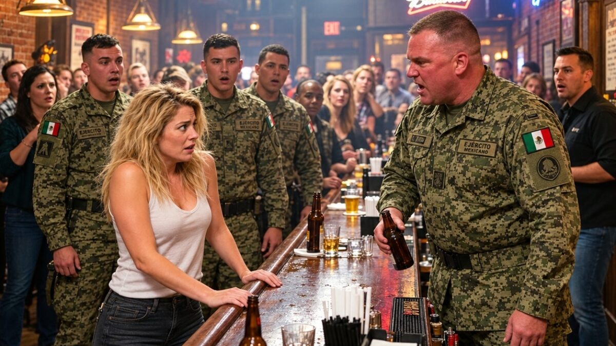 Un grupo de marines la rodeó en un bar para intimidarla… ¡hasta que descubrieron que era una Navy SEAL con 200 misiones a sus espaldas!