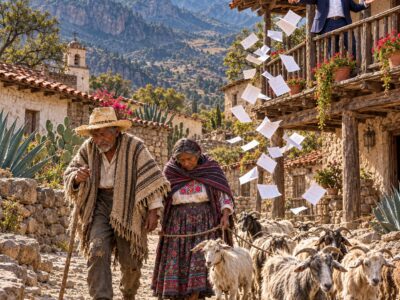 ¡Un millonario humilló a mi padre y le pagó 10 años de trabajo con 20 cabras enfermas! Pero aquella noche, una de ellas parió dos crías que escondían un secreto millonario…